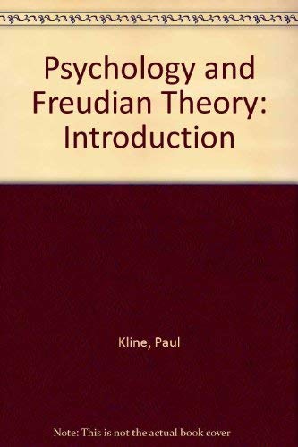 9780416366501: Psychology and Freudian theory: An introduction