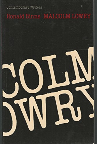 Stock image for Malcolm Lowry for sale by Better World Books