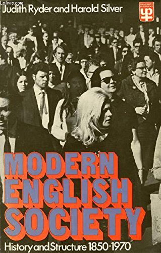 Stock image for Modern English society: history and structure 1850-1970 for sale by Midtown Scholar Bookstore