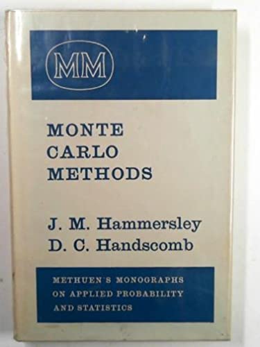 Imagen de archivo de Monte Carlo Methods (Methuen's Monographs on Applied Probability and Statistics) a la venta por Alien Bindings