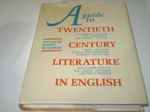 9780416561807: Guide to Twentieth Century Literature in English