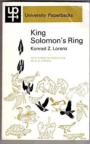 9780416678802: King Solomon's Ring (University Paperbacks)