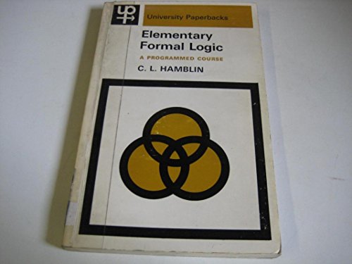 Elementary Formal Logic: A Programmed Course