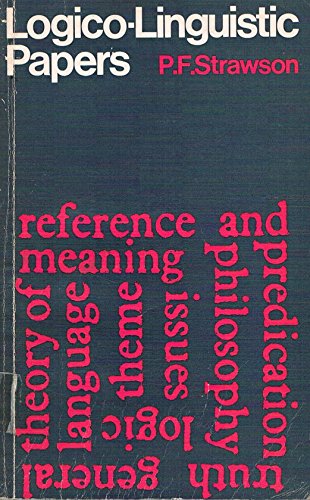 Imagen de archivo de Logico Linguistic Papers a la venta por Irish Booksellers