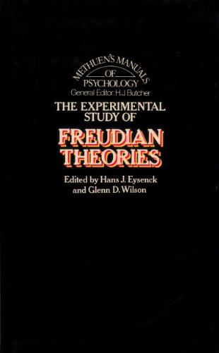 Stock image for Experimental Study of Freudian Theories (University Paperbacks) for sale by WorldofBooks