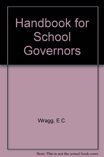 Stock image for Handbook for School Governors for sale by The Guru Bookshop