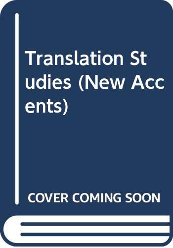9780416728804: Translation Studies (New Accents)