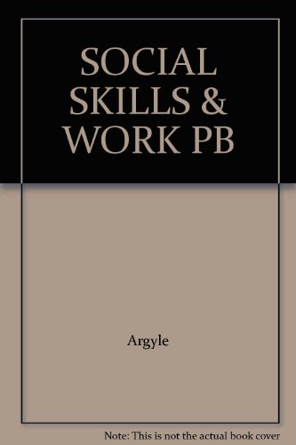 Stock image for Social Skills and Work for sale by Better World Books