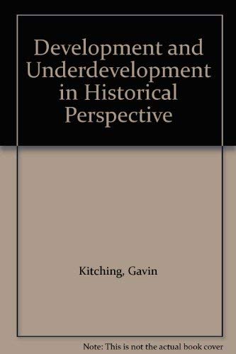 Beispielbild fr Development and Underdevelopment in Historical Perspective zum Verkauf von Better World Books