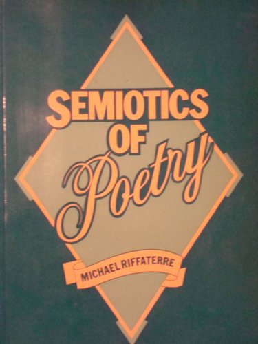 Imagen de archivo de Semiotics of Poetry (University Paperbacks) a la venta por WorldofBooks