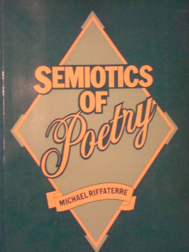 9780416732009: Semiotics of Poetry (University Paperbacks)