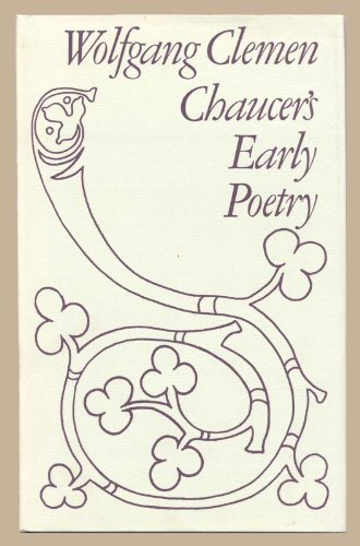 9780416743708: Chaucer's Early Poetry