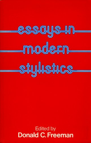 Stock image for Essays in Modern Stylistics for sale by Avol's Books LLC