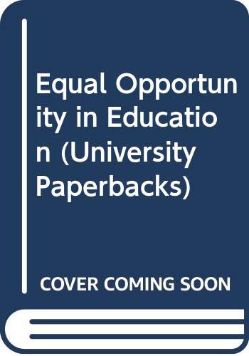 Stock image for Equal Opportunity in Education for sale by Shadow Books