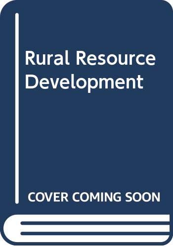 Stock image for Rural resource development for sale by Cotswold Internet Books