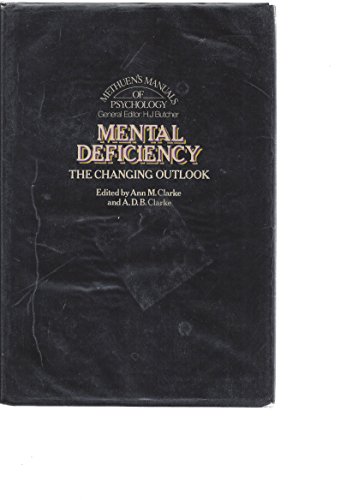 Stock image for Mental Deficiency: The Changing Outlook for sale by Victoria Bookshop