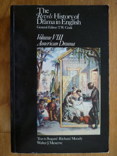 9780416814002: American Drama (v. 8) (Revels History of Drama in English)