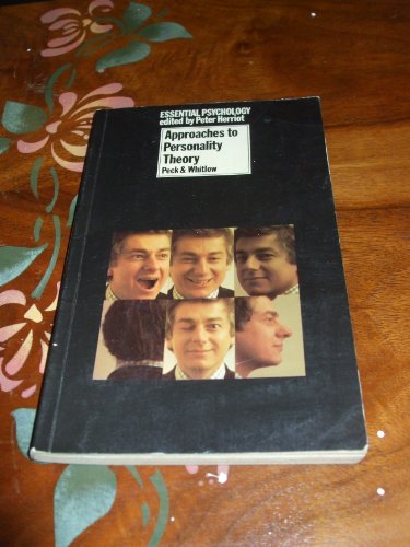 Beispielbild fr Approaches to Personality Theory (Essential Psychology) zum Verkauf von AwesomeBooks