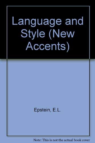 Stock image for Language and Style (New Accents) for sale by Midtown Scholar Bookstore