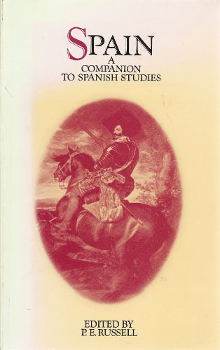 Imagen de archivo de Spain: A Companion to Spanish Studies (University Paperbacks) a la venta por HPB-Red