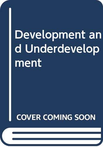 9780416920802: Development and Underdevelopment