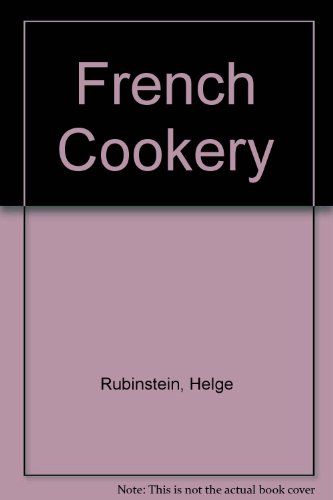 French Cookery (9780417028903) by Helge Rubinstein