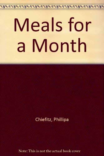 9780417044606: Meals for a Month