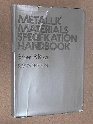 9780419107309: Metallic Materials Specification Handbook