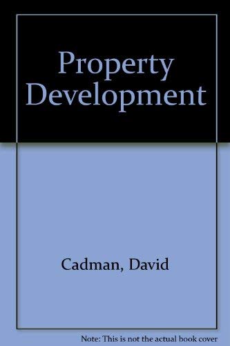 Beispielbild fr Property Development zum Verkauf von Cambridge Rare Books
