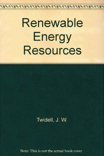 Stock image for Renewable Energy Resources for sale by Hippo Books