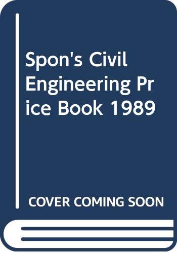 9780419146704: Spon's Civil Engineering Price Book 1989