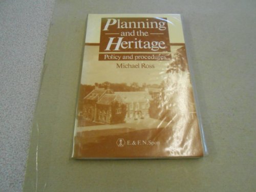 Imagen de archivo de Planning & Heritage Pb a la venta por Phatpocket Limited