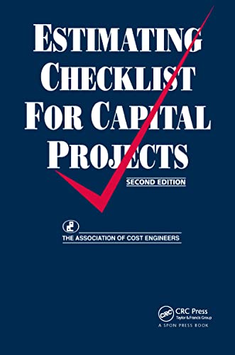 Imagen de archivo de Estimating Checklist for Capital Projects a la venta por Phatpocket Limited