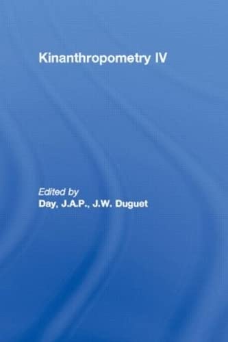 Imagen de archivo de Kinanthropometry IV a la venta por Anybook.com