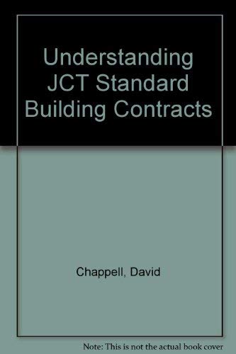 Beispielbild fr Understanding JCT Standard Building Contracts zum Verkauf von WorldofBooks