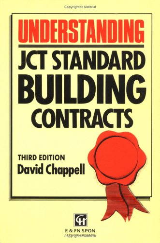 9780419184300: Understanding JCT Standard building Contracts (Builder's Bookshelf Series)