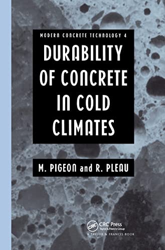 9780419192602: Durability of Concrete in Cold Climates (Modern Concrete Technology)