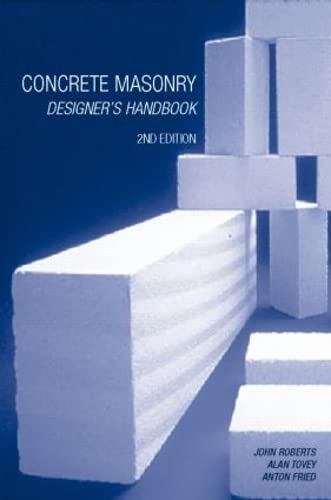 Beispielbild fr Concrete Masonry Designer's Handbook, Second Edition zum Verkauf von Chiron Media