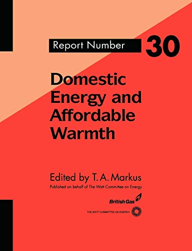 Stock image for Domestic Energy and Affordable Warmth for sale by Blackwell's