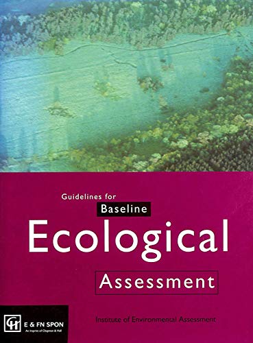 Stock image for Guidelines for Baseline Ecological Assessment for sale by WorldofBooks
