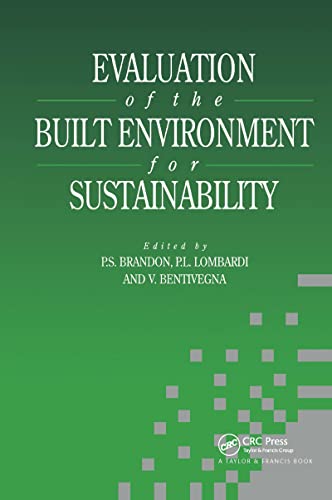 Stock image for Evaluation of the Built Environment for Sustainability for sale by Blackwell's