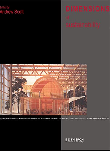 Imagen de archivo de Dimensions of Sustainability a la venta por Better World Books: West