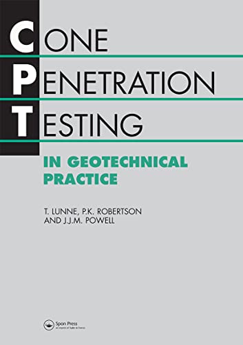 9780419237501: Cone Penetration Testing in Geotechnical Practice