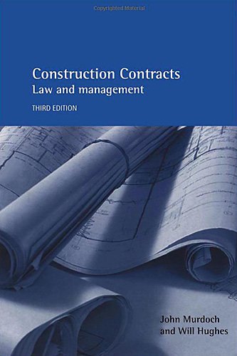 Beispielbild fr Construction Contracts 3E: Law and Management zum Verkauf von AwesomeBooks