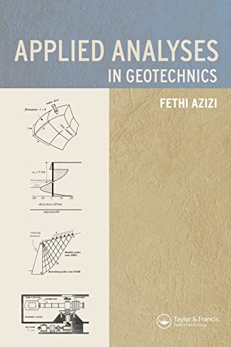 Stock image for Applied Analyses in Geotechnics for sale by Better World Books Ltd