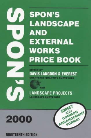 Stock image for Spon's Landscape and External Works Price Book 2000 for sale by AwesomeBooks