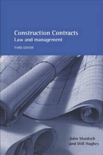 9780419261704: Construction Contracts: Law and Management