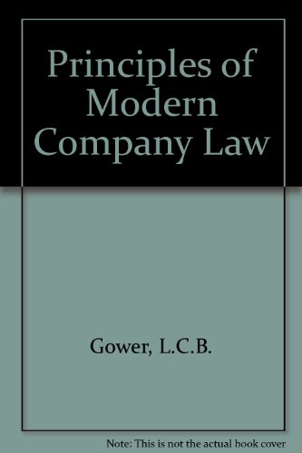 Beispielbild fr Principles of Modern Company Law zum Verkauf von Phatpocket Limited