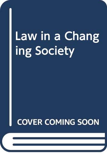 9780420437501: Law in a Changing Society