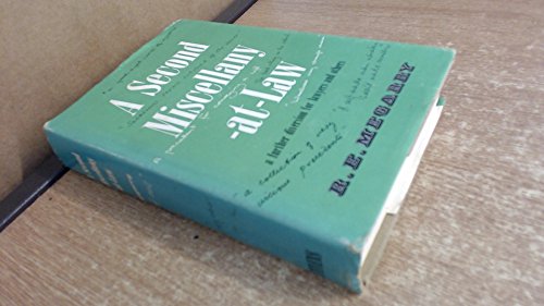 Imagen de archivo de A Second Miscellany-At-Law: A Further Diversion for Lawyers and Others, a la venta por ThriftBooks-Atlanta